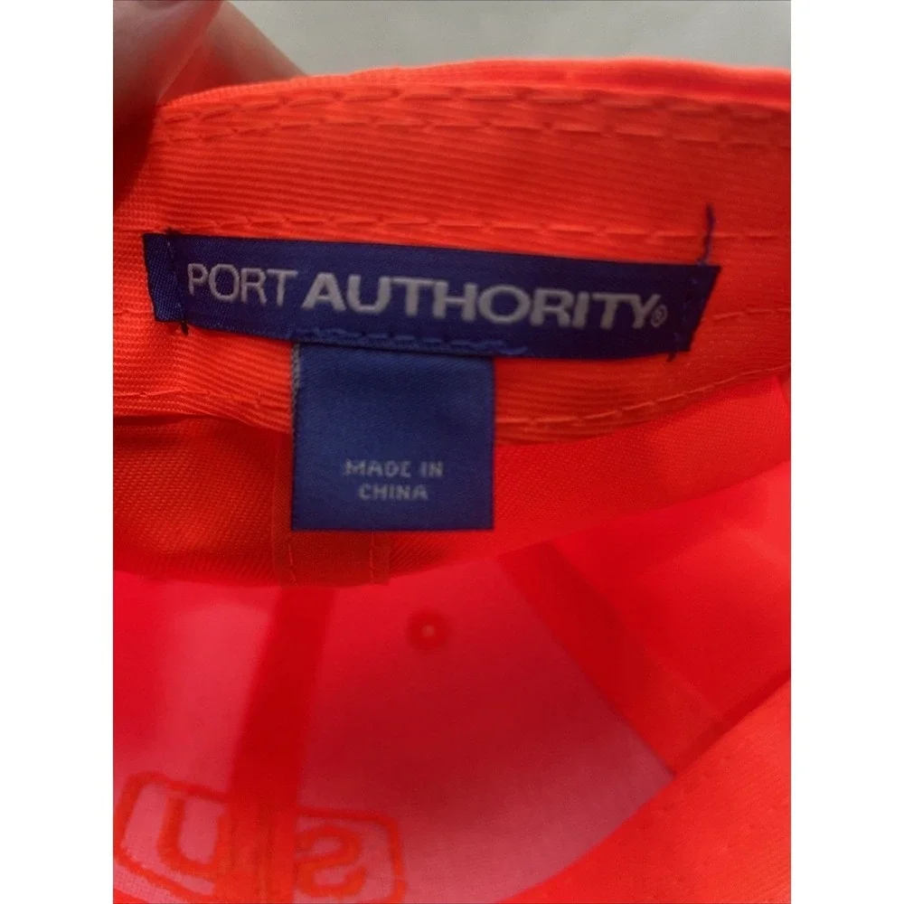 Port Authority Sumter Utilities Baseball Cap Mens OSFM‎ Orange Excellent Hi-Vis